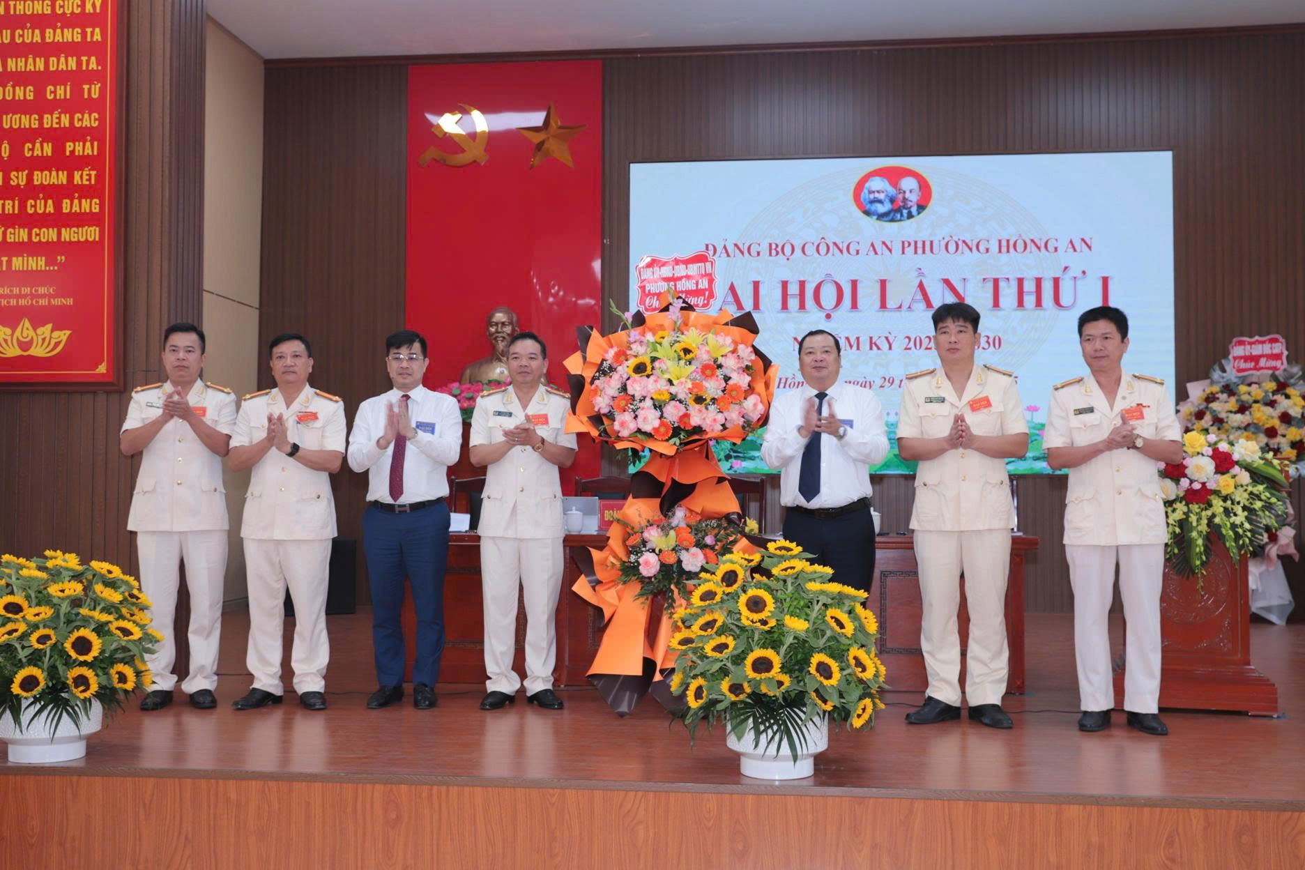 Đảng bộ Công an phường Hồng An tổ chức Đại hội lần thứ I, nhiệm kỳ 2025 – 2030